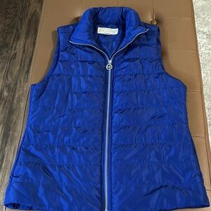 Michael Kors Blue Puffer Vest